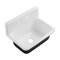 Kingston Brass 30 x 20 Cast Iron Wall Mount Kitchen Sink, White GCKWS302010 - alternate 1